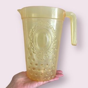 VTG Yellow Clear Pitcher